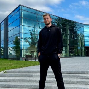 KOMPLET DRESOWY MĘSKI WELUROWY Z KAPTUREM CZARNY